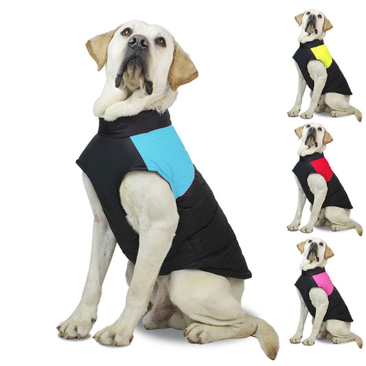 Warme gefütterte Hundejacke für den Winter, Ansicht 2