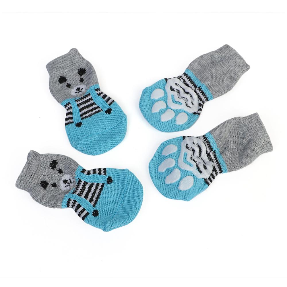 Hundesocken rutschfest - Anti Rutsch Socken Pfotenschutz 4er Set