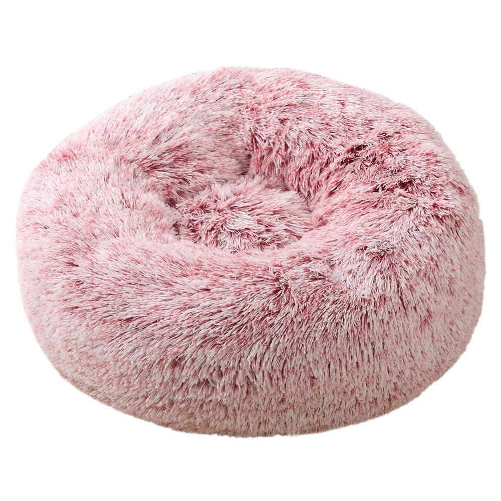 Hundebett Donut flauschig - rundes Kuschelbett, waschbar