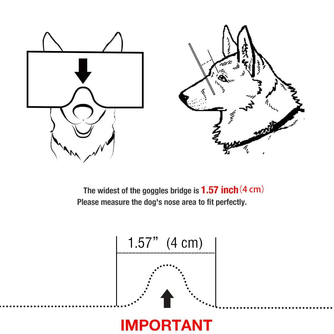 Hundebrille mit UV Schutz, Schutzbrille für Hunde, Ansicht 7