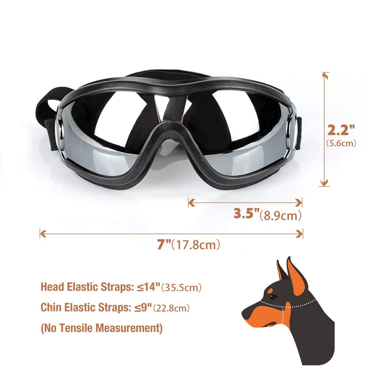 Hundebrille mit UV Schutz, Schutzbrille für Hunde, Ansicht 6