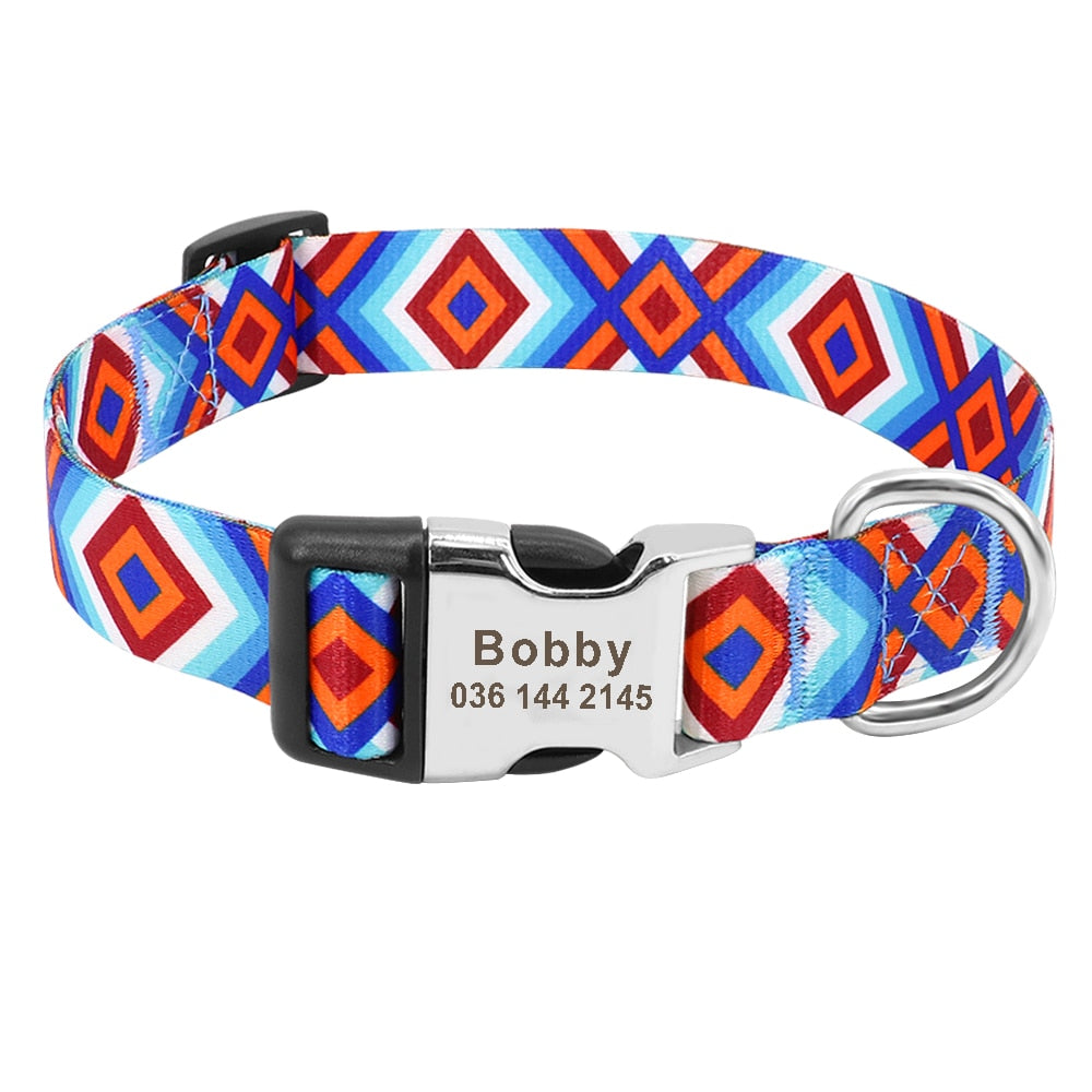 Personalisiertes Hundehalsband aus Nylon mit Namen, Ansicht 3