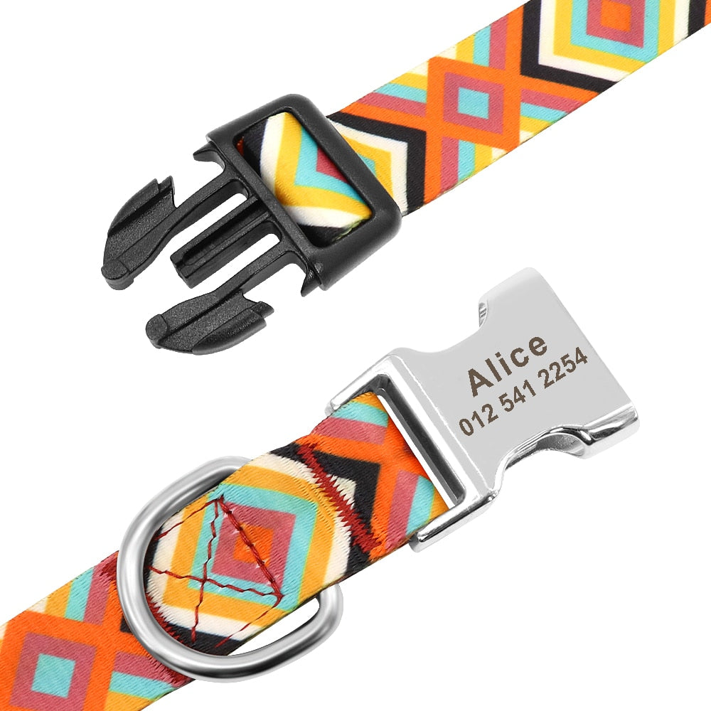 Personalisiertes Hundehalsband aus Nylon mit Namen, Ansicht 5