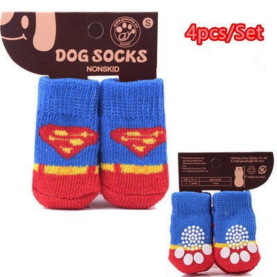 Rutschfeste Hundesocken, 4er Set, Design 04