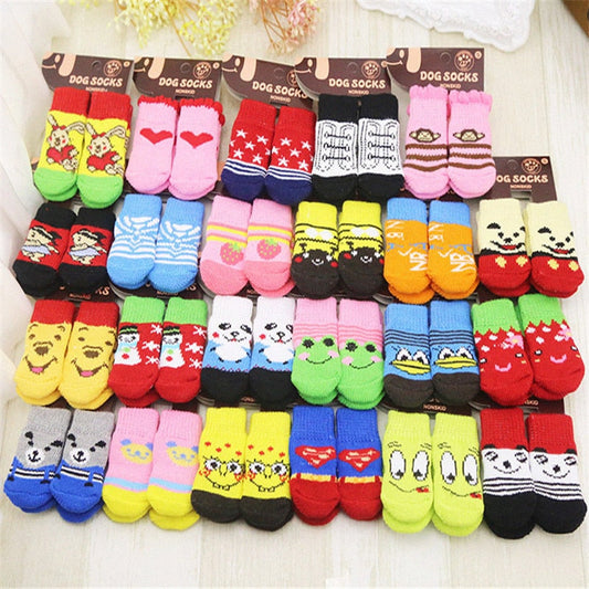 Rutschfeste Hundesocken, 4er Set, Ansicht 2