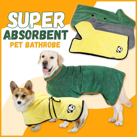 Hundebademantel aus Mikrofaser