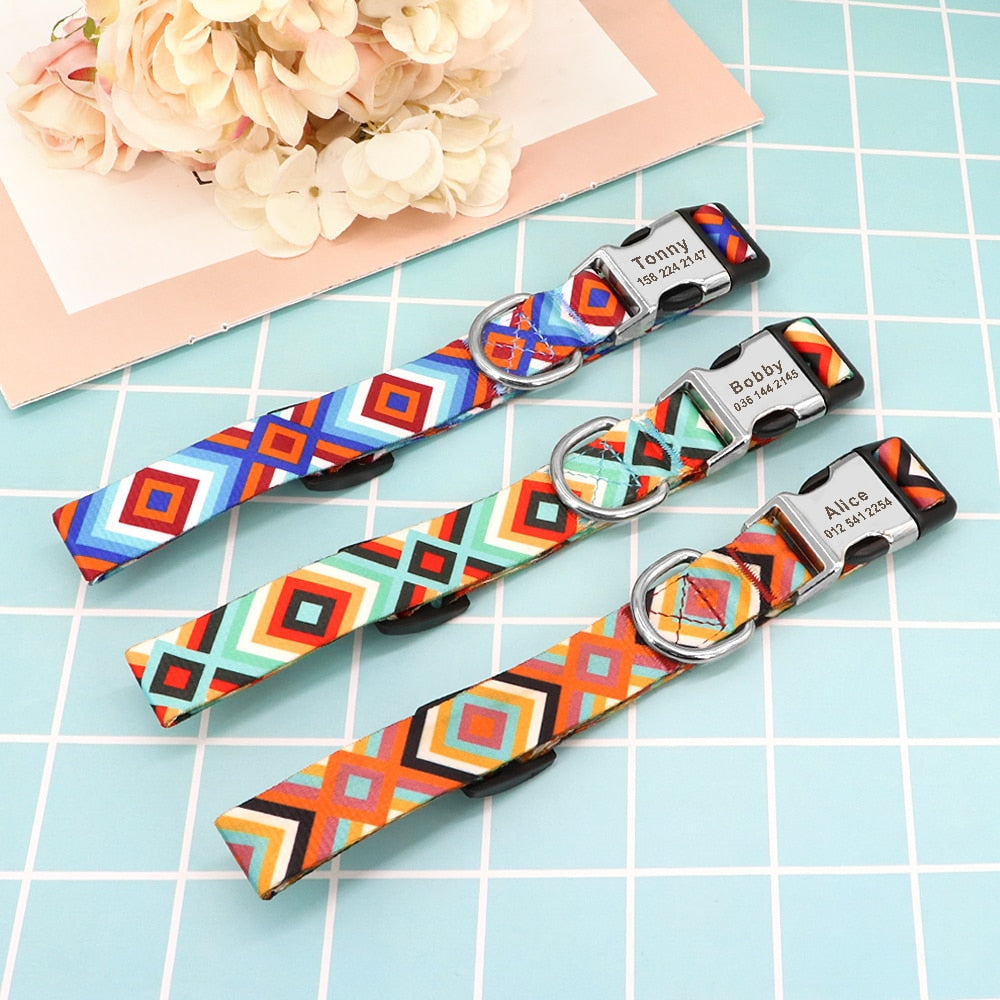 Personalisiertes Hundehalsband aus Nylon mit Namen, Ansicht 7