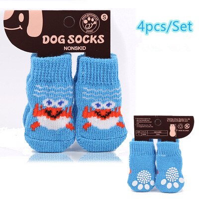 Hundesocken rutschfest - Anti Rutsch Socken Pfotenschutz 4er Set