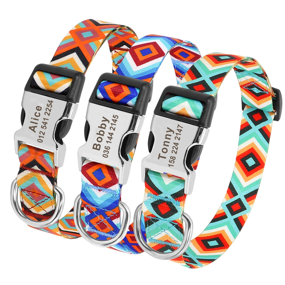 Personalisiertes Hundehalsband aus Nylon mit Namen, Ansicht 8