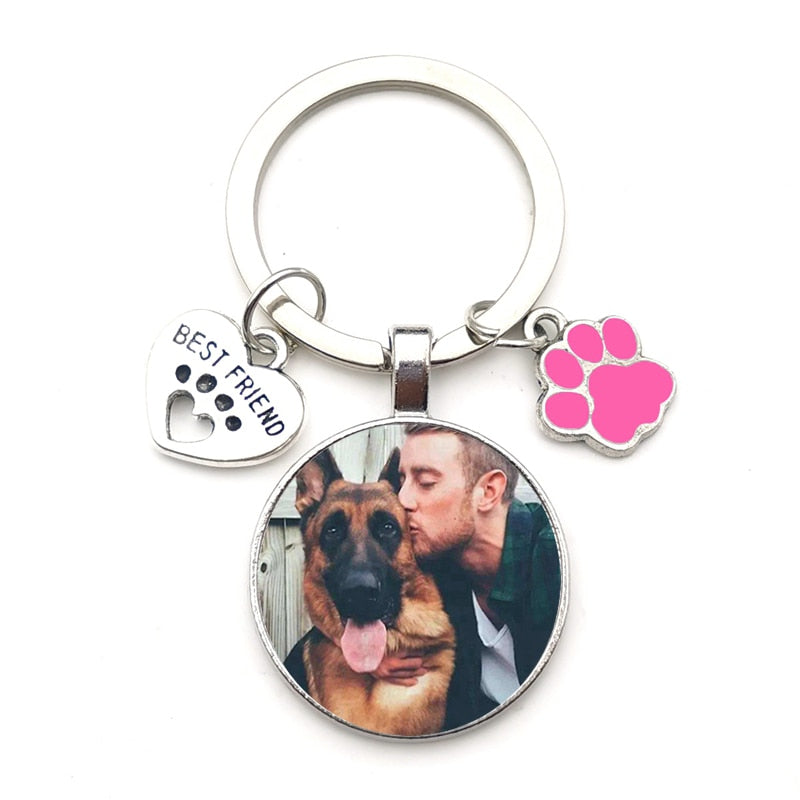 Personalisierter Schlüsselanhänger mit Hundefoto, Ansicht 3