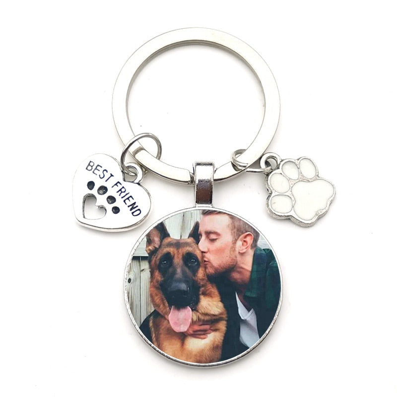 Personalisierter Schlüsselanhänger mit Hundefoto, Ansicht 4