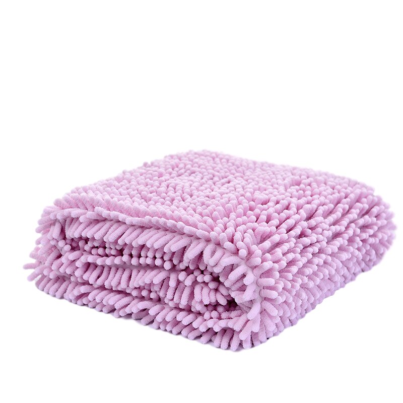 Saugfähiges Hundehandtuch aus Mikrofaser in Rosa