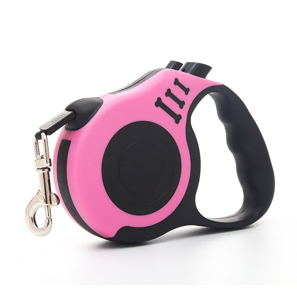 Ausziehbare Rollleine für kleine Hunde in Rosa