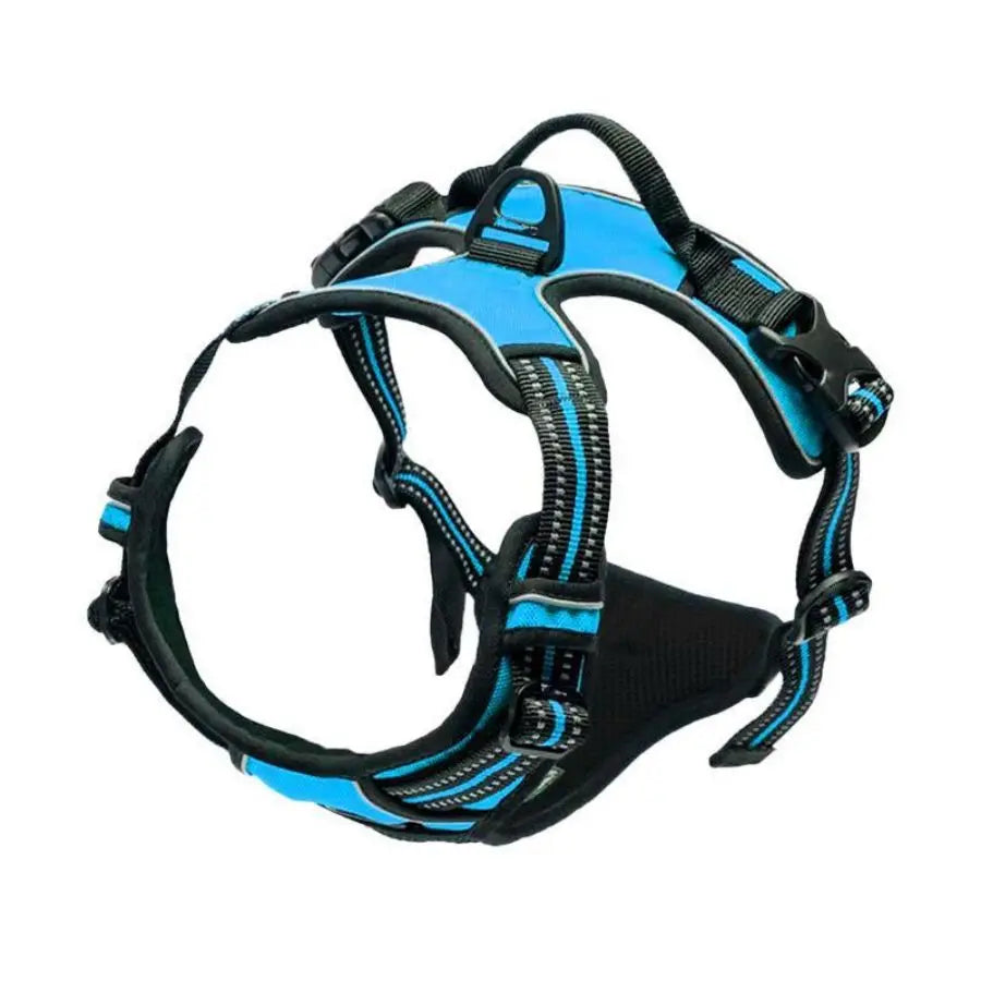 No Pull Hundegeschirr reflektierend - mit Frontclip und Griff