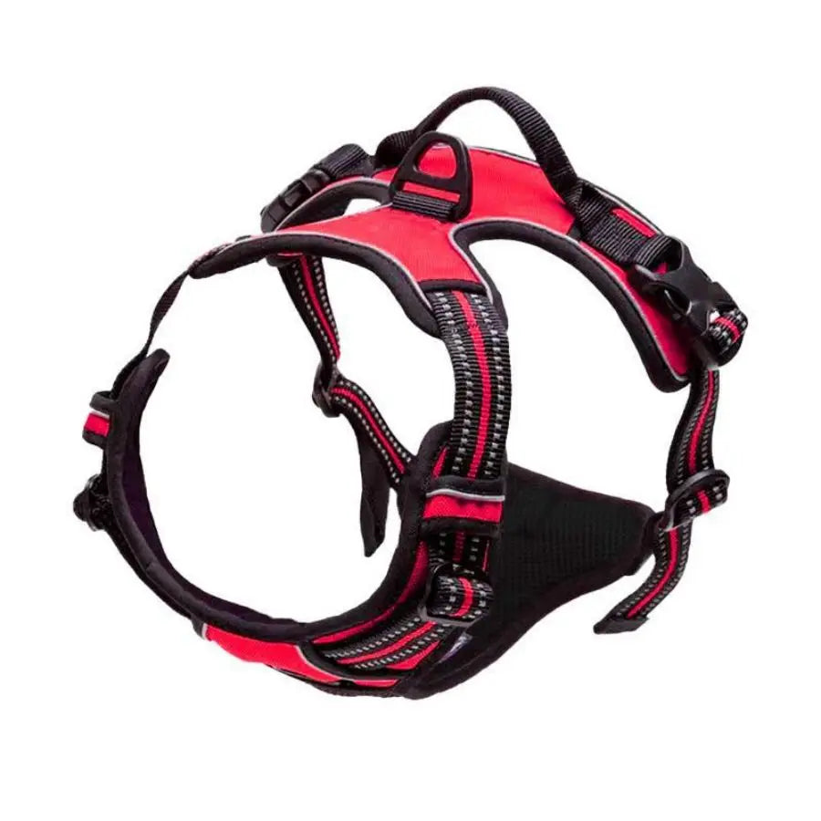No Pull Hundegeschirr reflektierend - mit Frontclip und Griff
