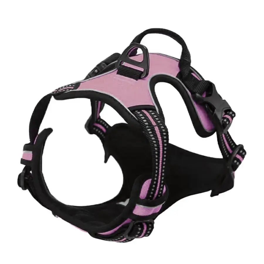 No Pull Hundegeschirr reflektierend - mit Frontclip und Griff