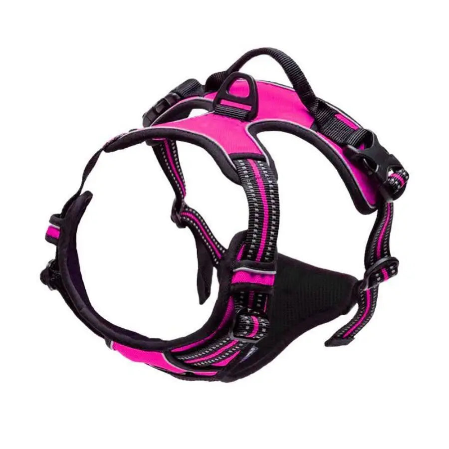 No Pull Hundegeschirr reflektierend - mit Frontclip und Griff