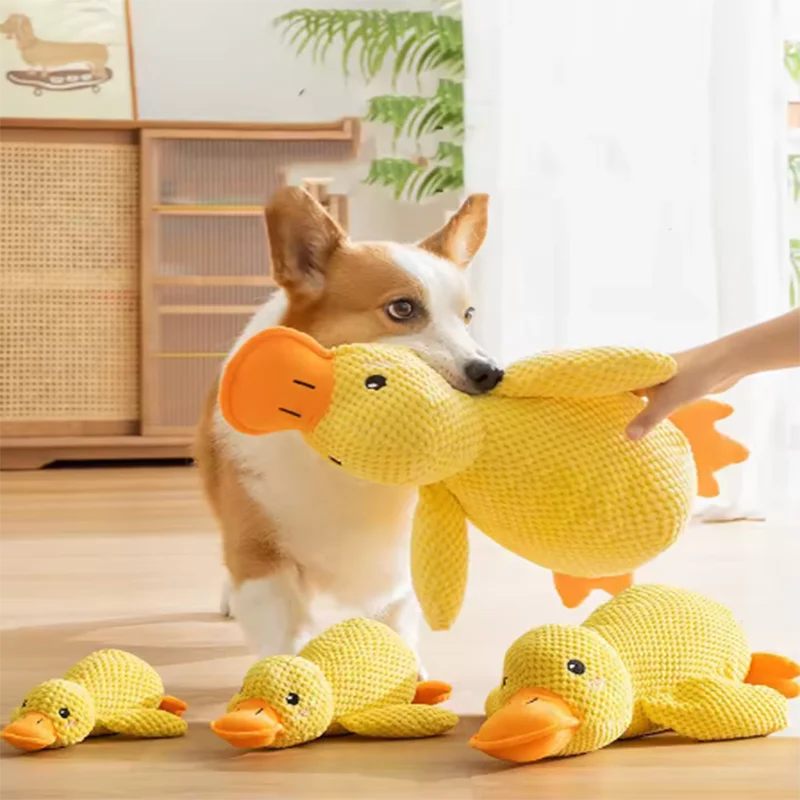 Kuschel Ente für Hunde - Plüschspielzeug zum Kuscheln