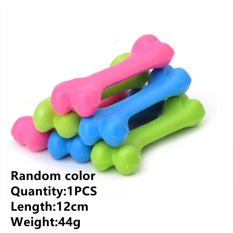 Kauspielzeug aus Gummi für kleine Hunde, Hühnerknochen