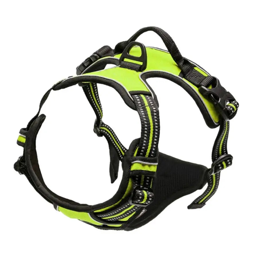 No Pull Hundegeschirr reflektierend - mit Frontclip und Griff
